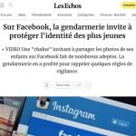 Partage de photos d'enfants sur Facebook
